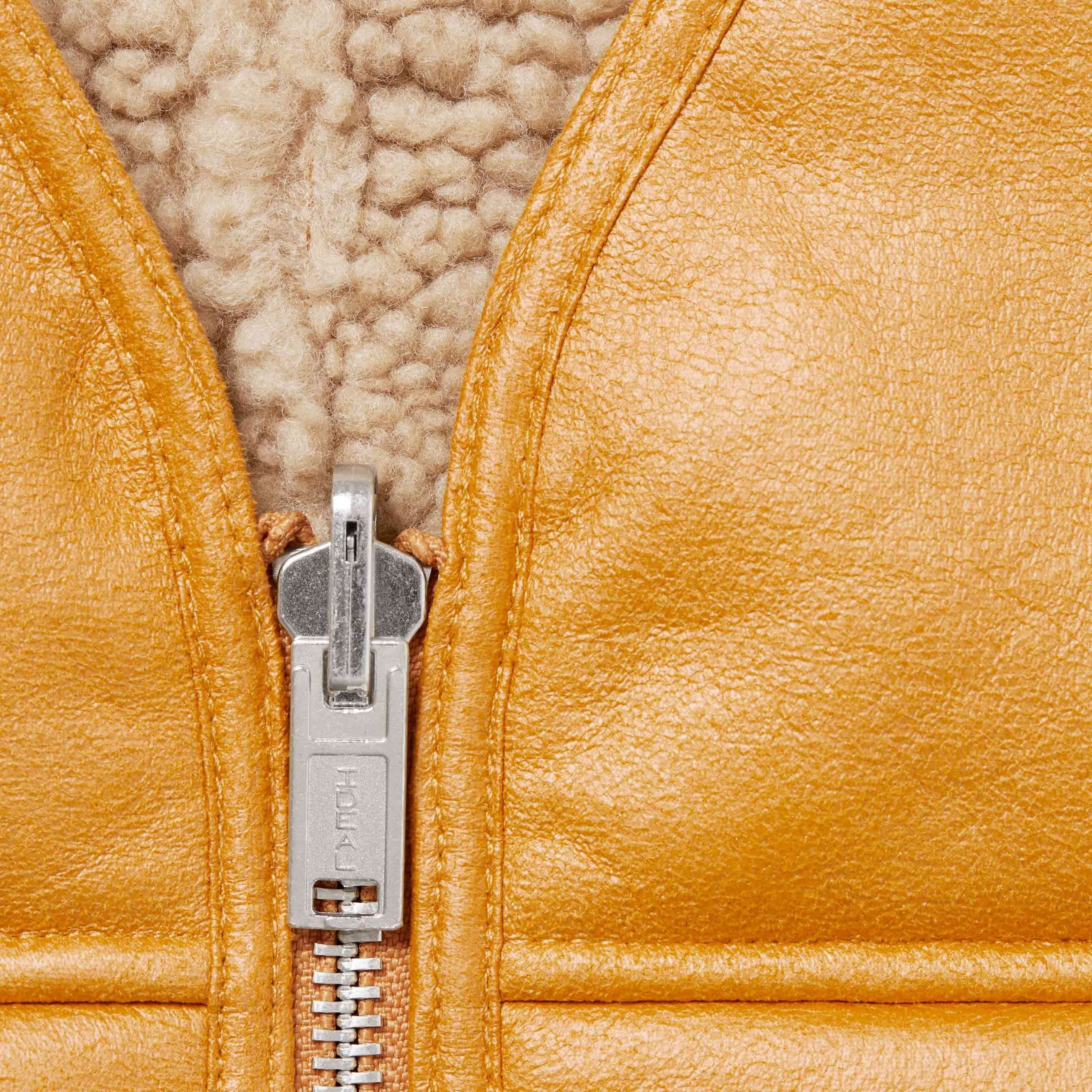 Reversible Faux Shearling Vest view 5